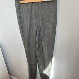 Lafayette 148 New York Gray Herringbone Women’s Dress Pants
